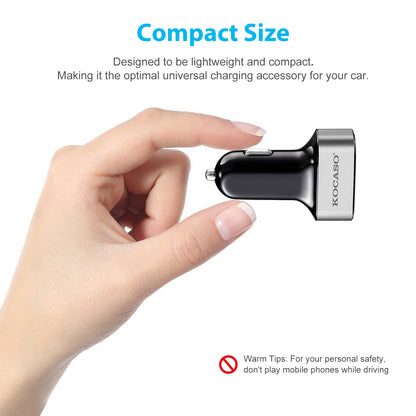 1Pc 3Port USB Car Charger  30W 5.5A
