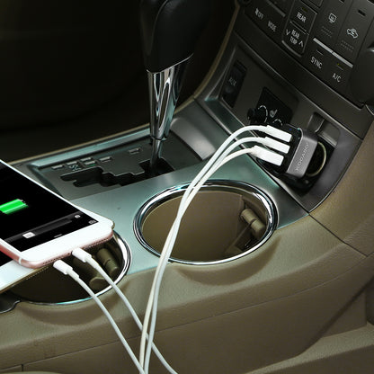 1Pc 3Port USB Car Charger  30W 5.5A